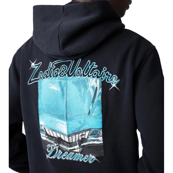 ZADIG & VOLTAIRE sanchi long sleeve hoodie size large brand new with tags - Picture 2 of 6